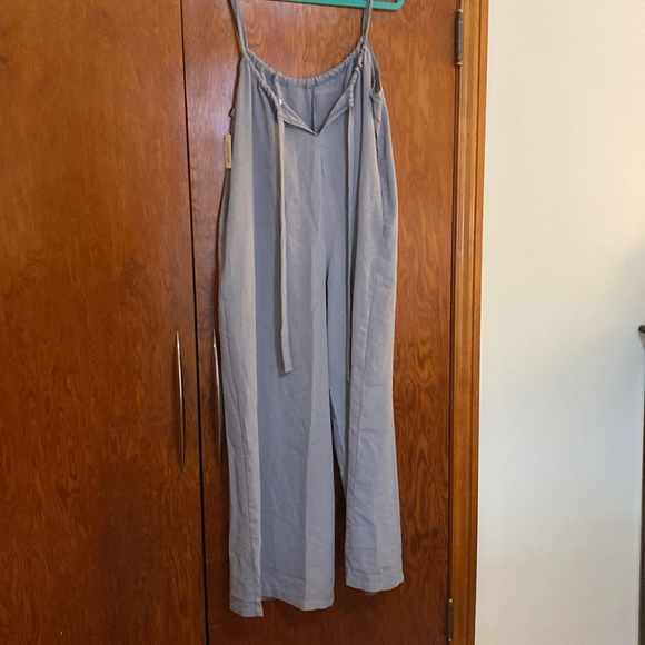 Grey romper overall jumpsuit - Picture 5 of 10